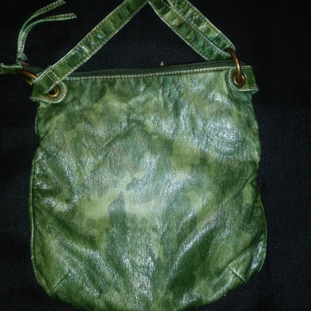 Army fatigue shoulder bag / side satchel
